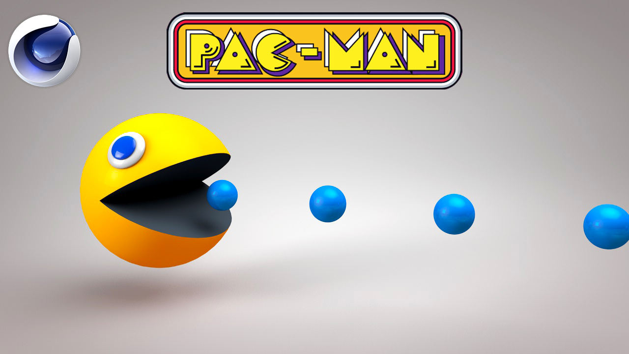 Cinema 4D Tutorial – Pacman Game Animation