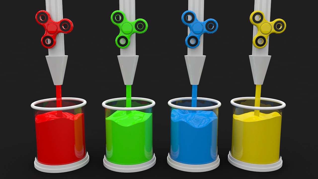 C4D Tutorial Kids Color Learn Animation with Magic Liquids » Fattu
