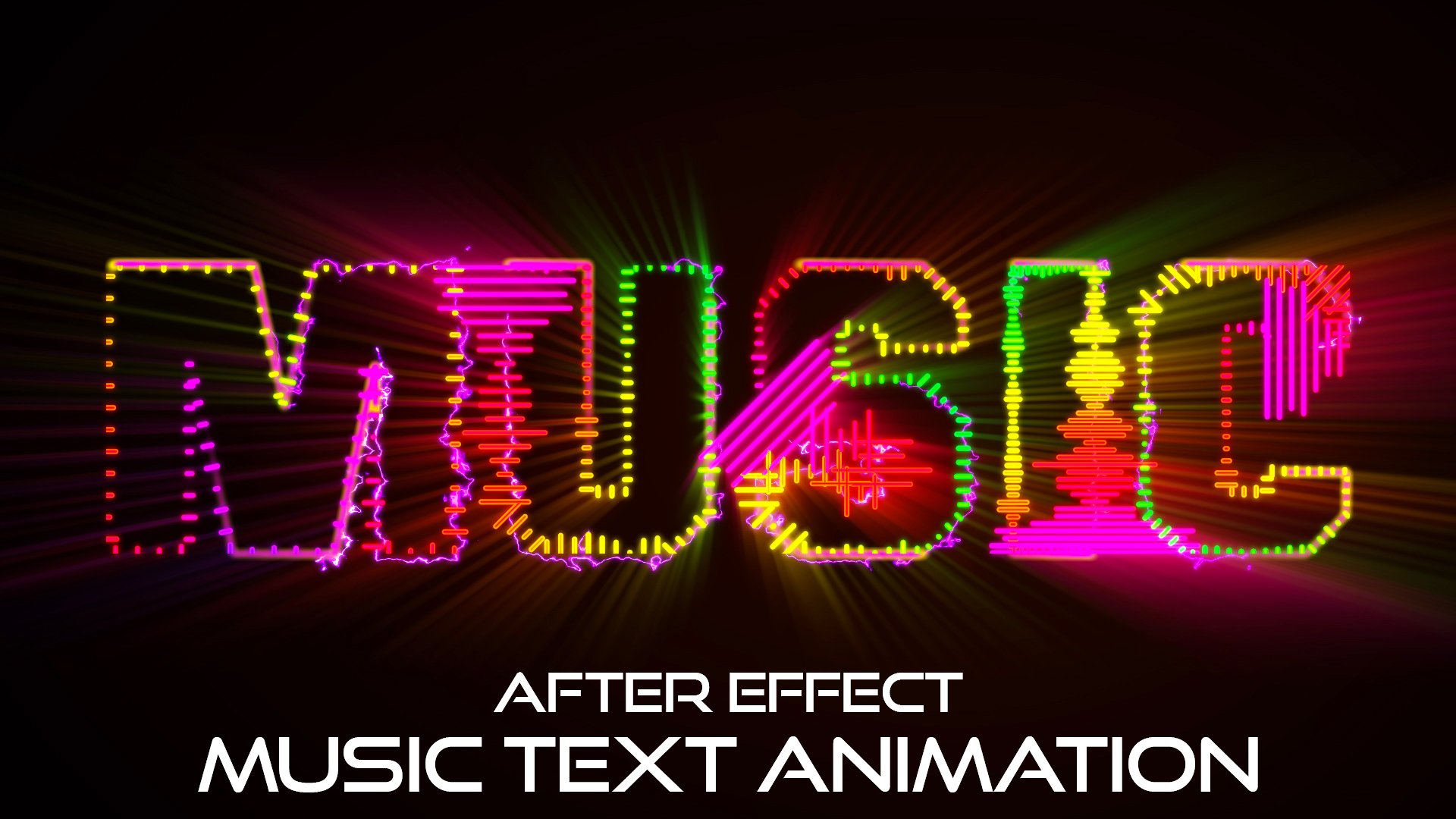 After Effects Text Tutorial - Audio Spectrum Effect in After Effects »  Fattu Tutorials