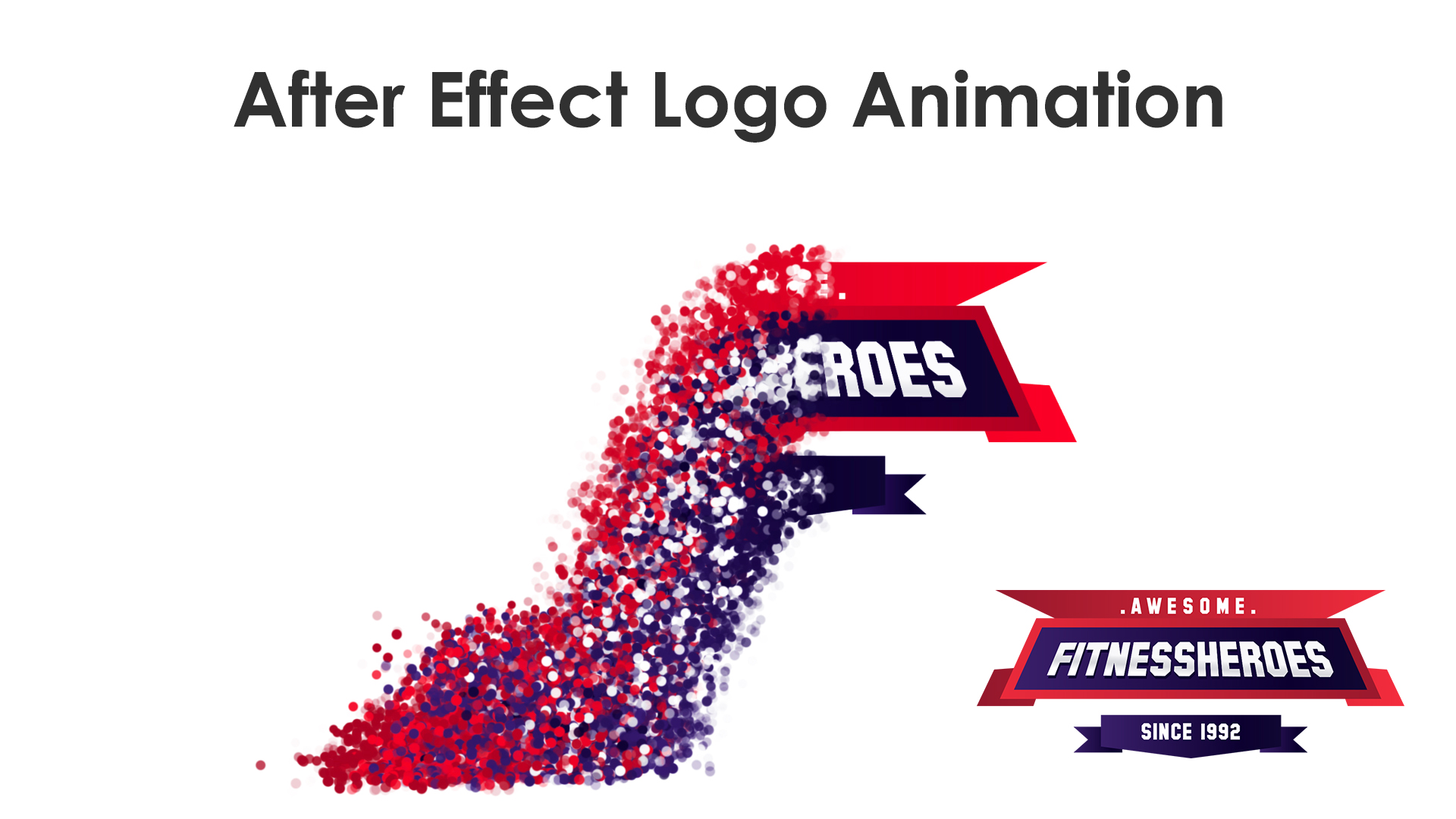 After Effects Tutorial: Trapcode Particular Logo Animation (Free-Project)