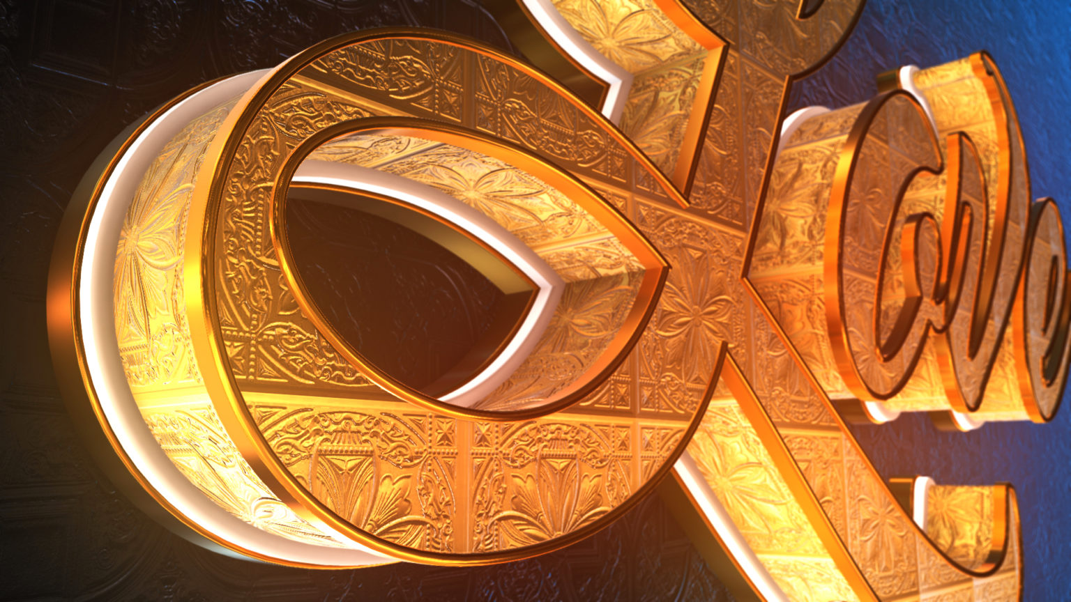 After Effects Tutorial Beautiful Golden 3D Text Fattu Tutorials