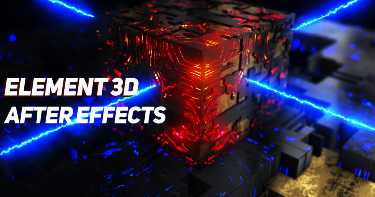 After Effects Element 3D Tutorial – Lighting Cube Animation