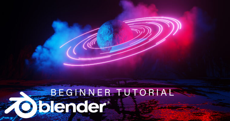 Blender Tutorial Beginner  – Create Space Scene ( FREE PROJECT )