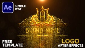 “After Effects Tutorial Particles Logo Reveal & Text Animation Using ...