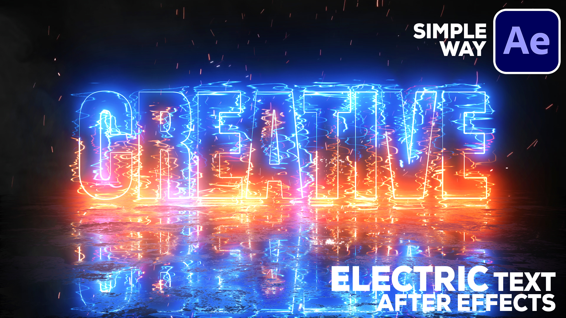 ELECTRIC Logo & Text Animation Tutorial in After Effects
